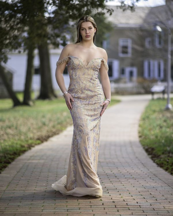 ball dresses red Off-Shoulder Ball Gown by Rachel Allan RQ5001